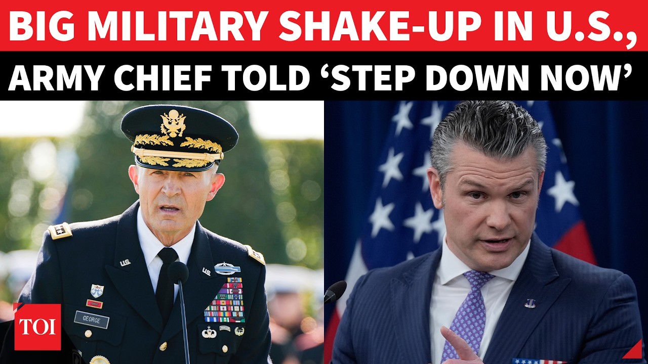 US MILITARY IN CHAOS: Hegseth Ousts Army Chief Randy George; &lsquo;FAILED&rsquo; Iran War Exposes Deep Cracks?