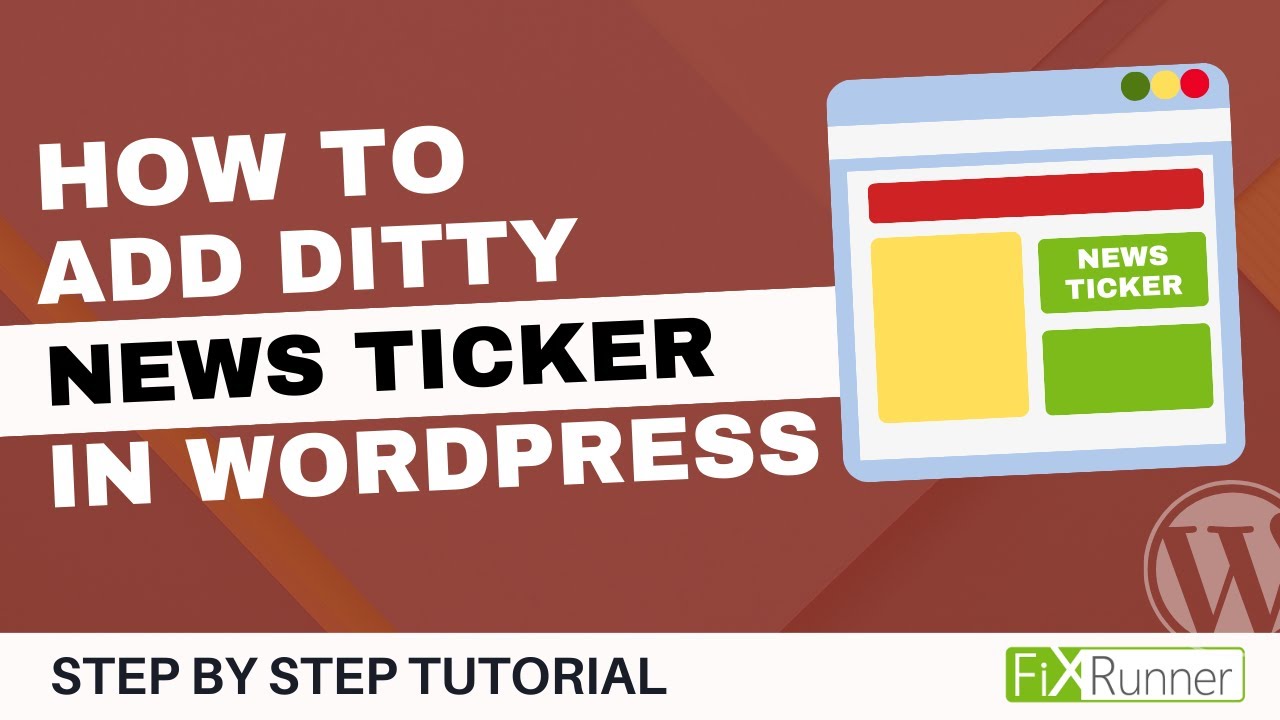 How To Add Ditty News Ticker In WordPress