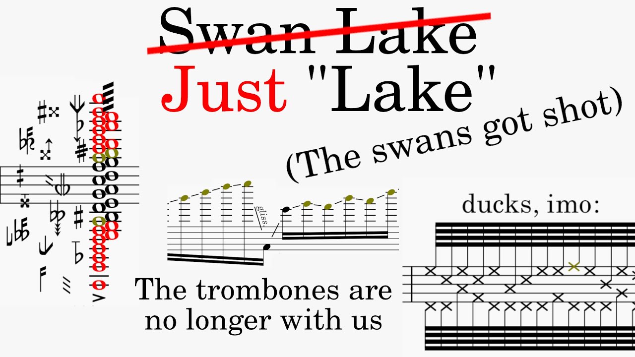 Swan Lake except it's hunting season.