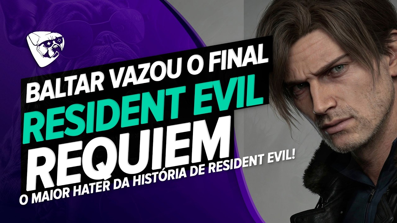 BALTAR VAZOU O FINAL De RESIDENT EVIL REQUIEM! O Maior HATER Da HISTÓRIA De RESIDENT EVIL!