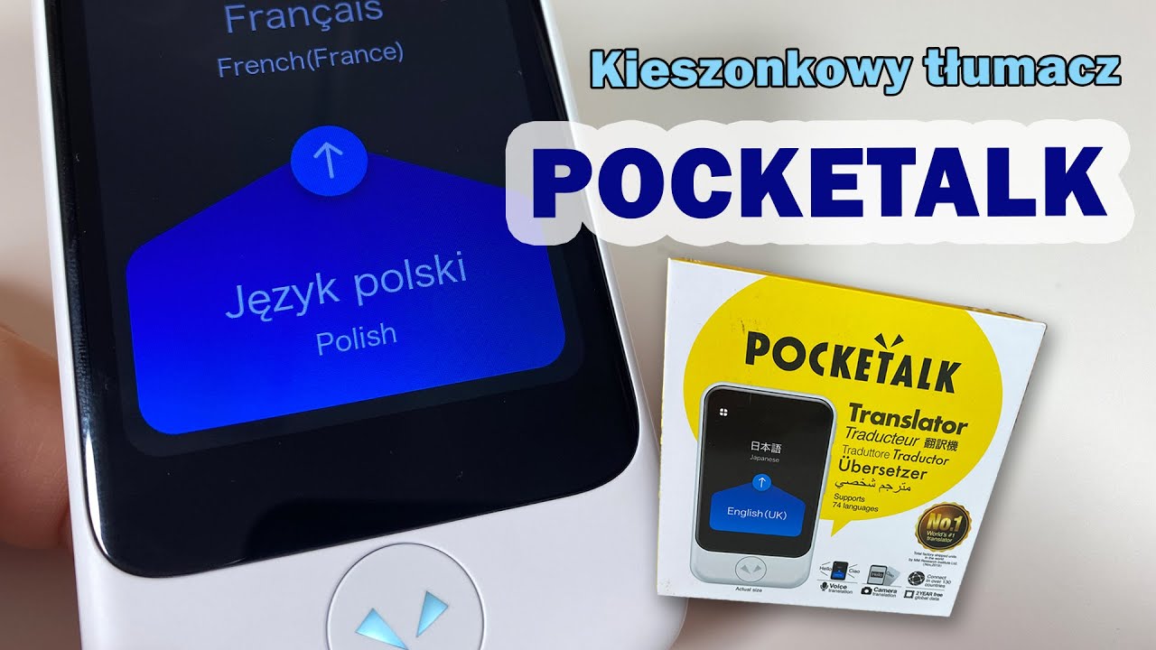 Gadżet idealny na wyjazdy zagraniczne! Tłumacz kieszonkowy POCKETALK