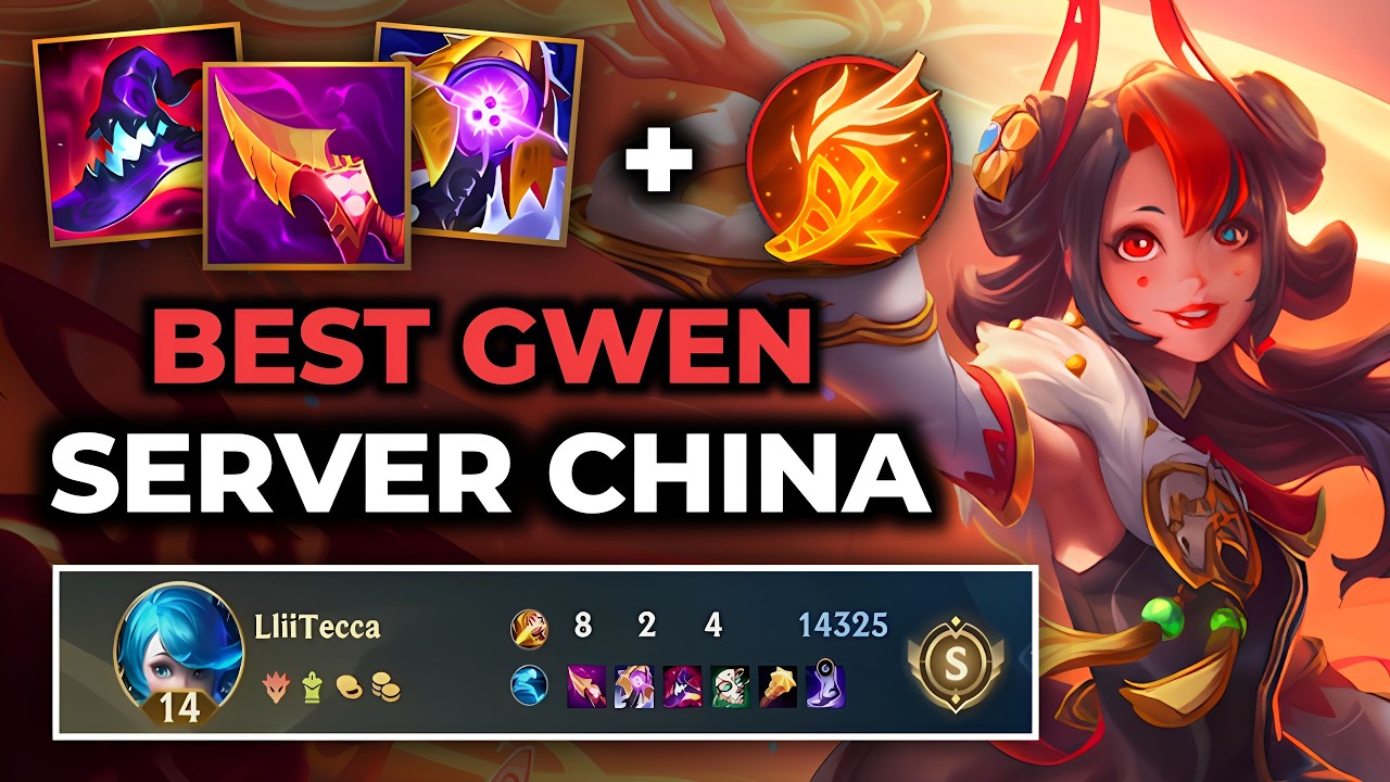 Gwen Jungle Wild Rift China - Build Runes Guide Patch 7.0b - Gameplay Gwen Season 20