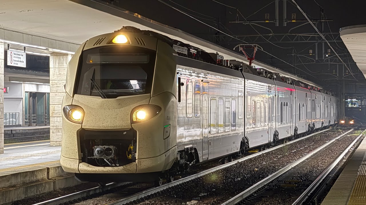 INIZIANO I TEST in linea del NUOVO ETR108 POP DA 200 KM/H!