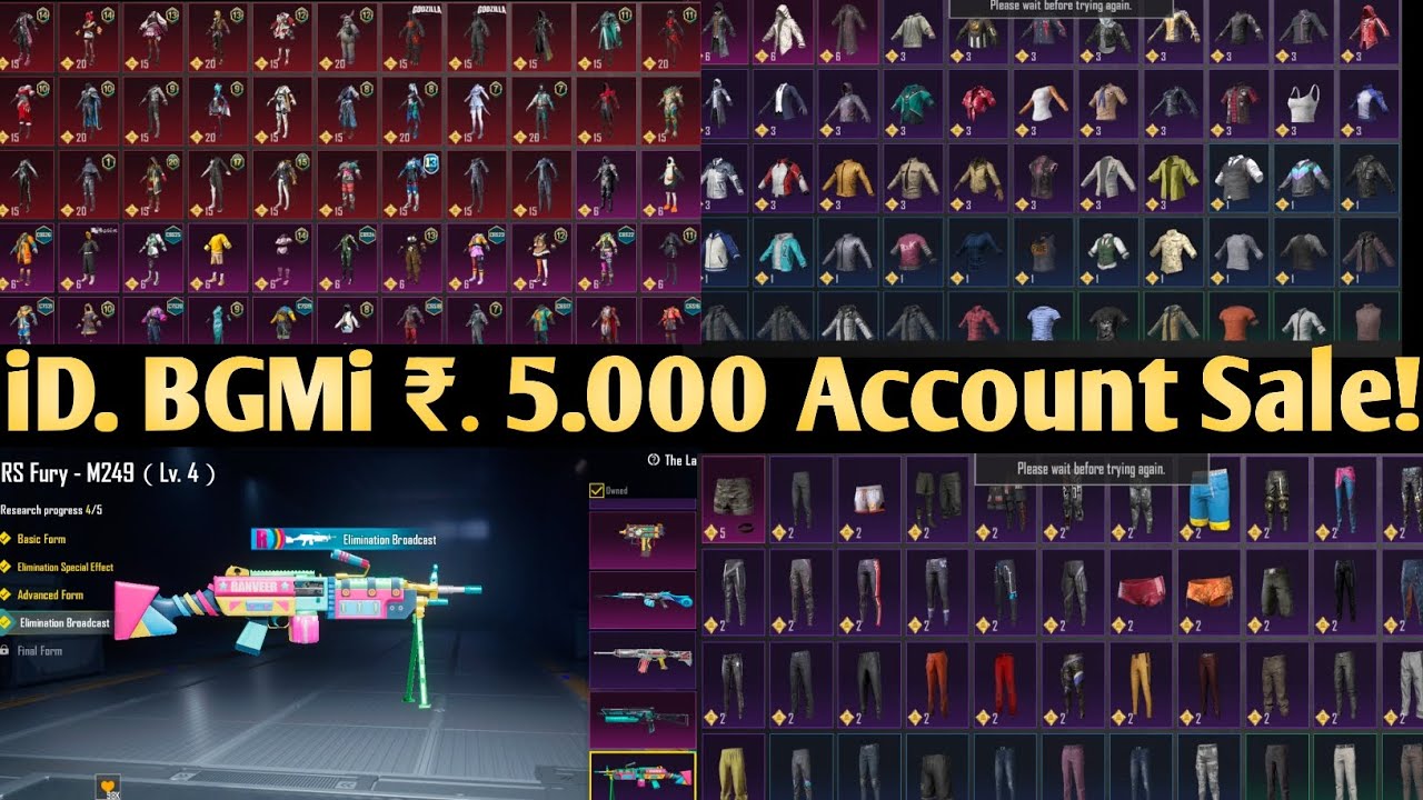 How to Sell BGMI Id | trustedseller | BGMI Swarg my account