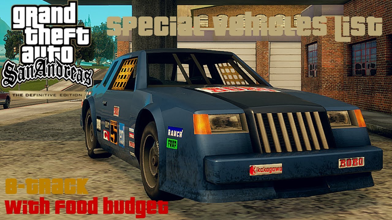GTA SA DE Special Vehicles - Unique Hotring Racer B [With Food Budget]