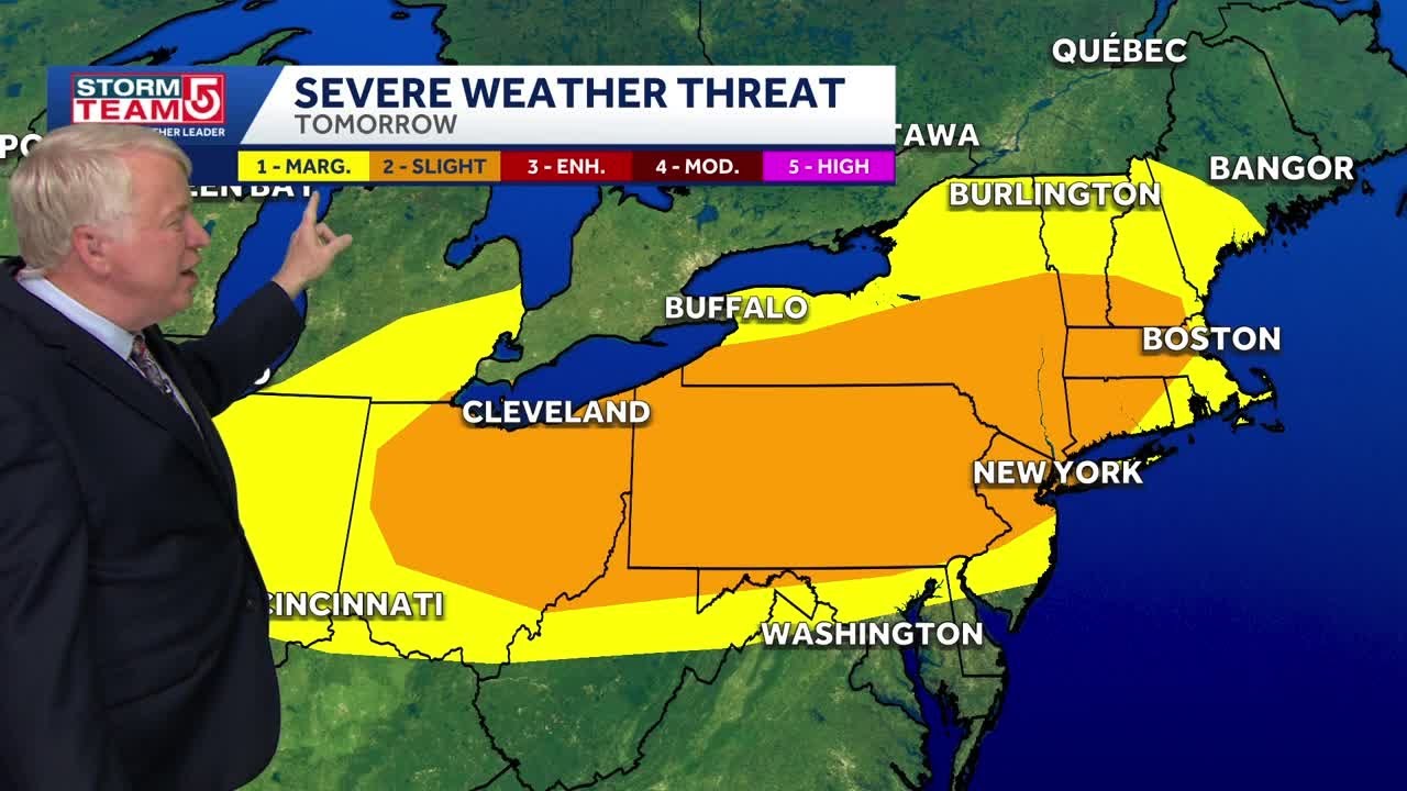 Video: Saturday impact weather, then sun returns
