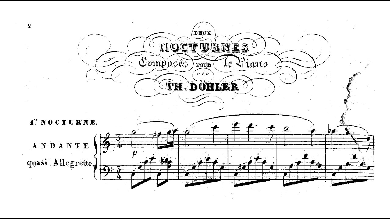 Theodor Döhler - Nocturne, Op.25/1