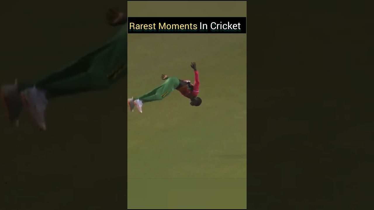 Rarest Moments In Cricket History