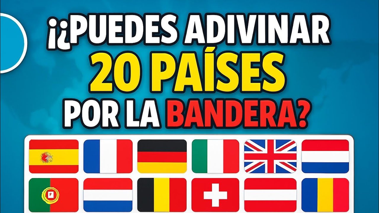 ¿Podrás adivinar estos países por la bandera?😱CULTURA GENERAL 🌎🤔