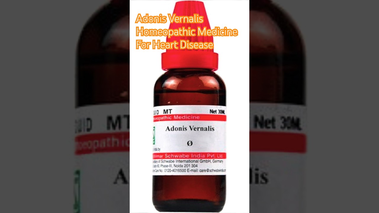 Adonis Vernalis Homeopathic medicine for Heart Disease |
