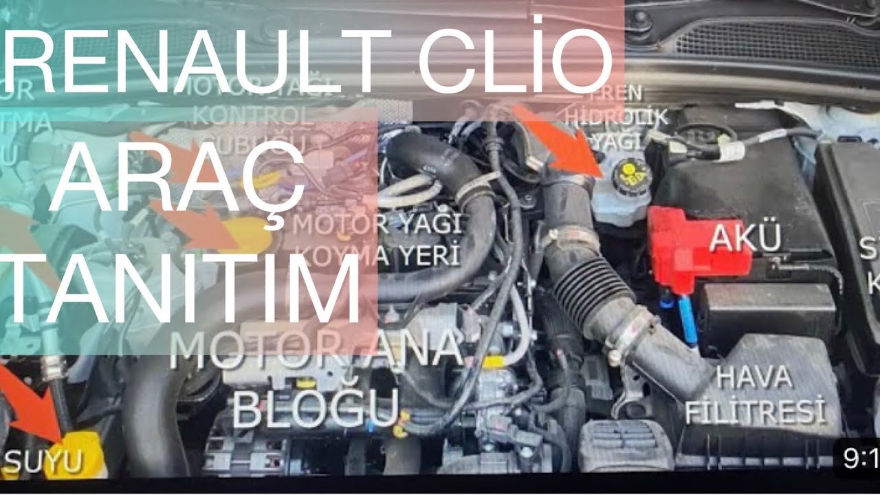DİREKSİYON SINAVI RENAULT CLİO OTOMATİK ARAÇ TANITIMI #direksiyonsınavı #direksiyondersi #ehliyet