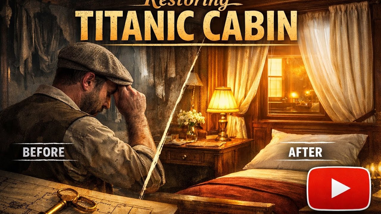 “Restoring Titanic Cabin | Calm ASMR” #asmr #titanic #restoration #film #movie 