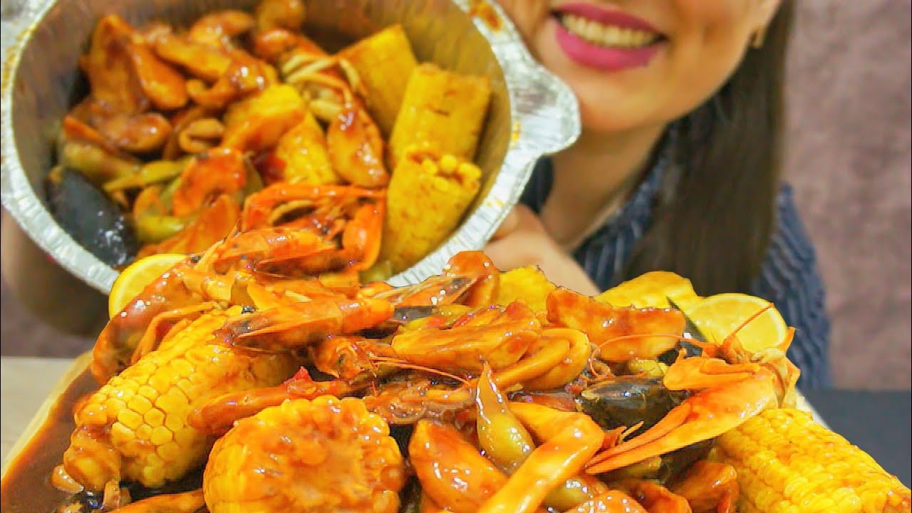 ASMR | MUKBANG SEAFOOD BOIL | EATİNG SOUNDS NO TALKİNG