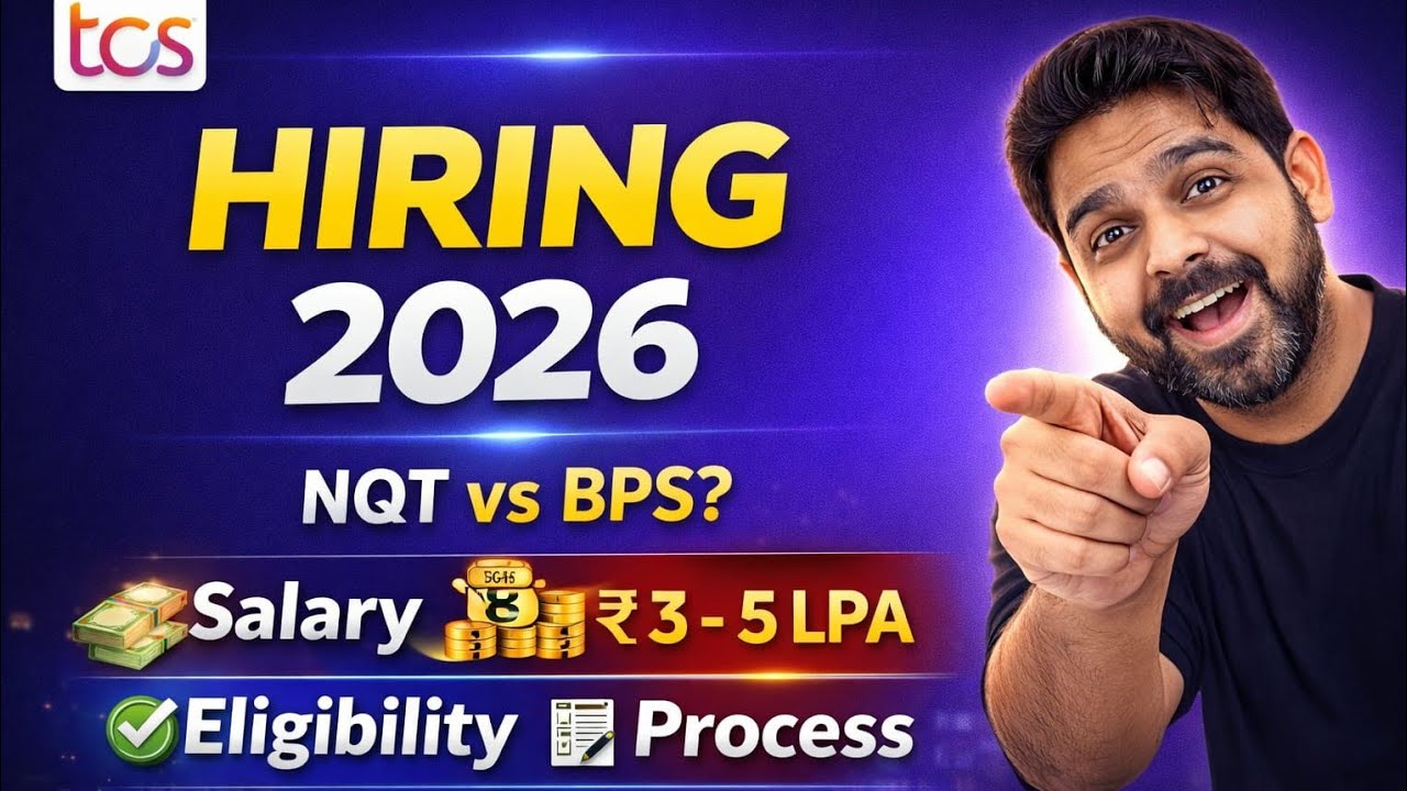 TCS Hiring 2026 | NQT vs BPS Explained | Eligibility, Salary & Best Option for Freshers