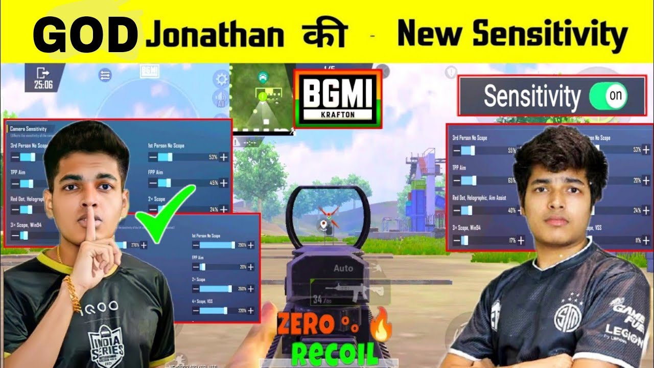 अब BGMI में SCOPE🔥नहीं हिलेगा 1.9 NEW SENSITIVITY BGMI 1.9 UPDATE SENSITIVITY SETTING GYRO NON GYRO