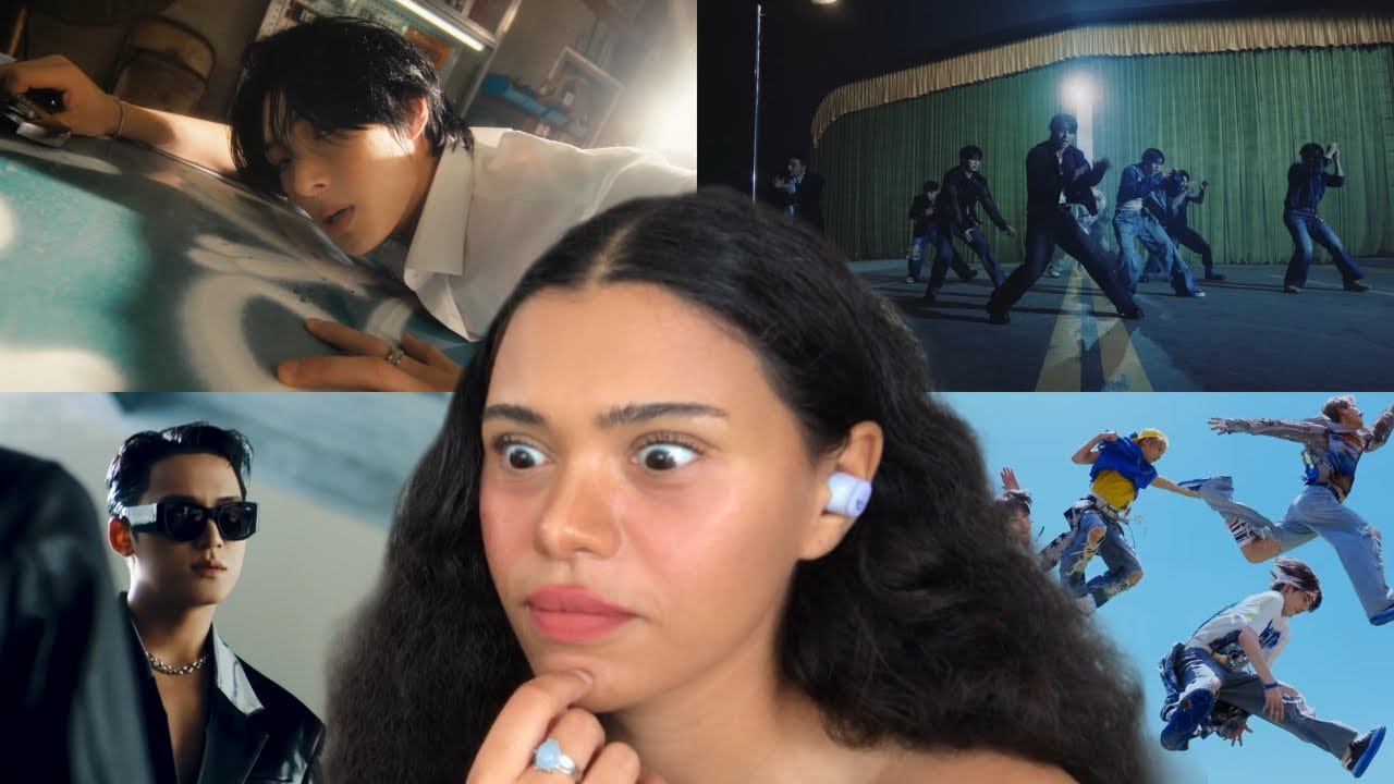 ATEEZ 'Lemon Drop' / SEVENTEEN 'Bad Influence' / Stray Kids 'Hollow' / aoen 'The Blue Sun' REACTION