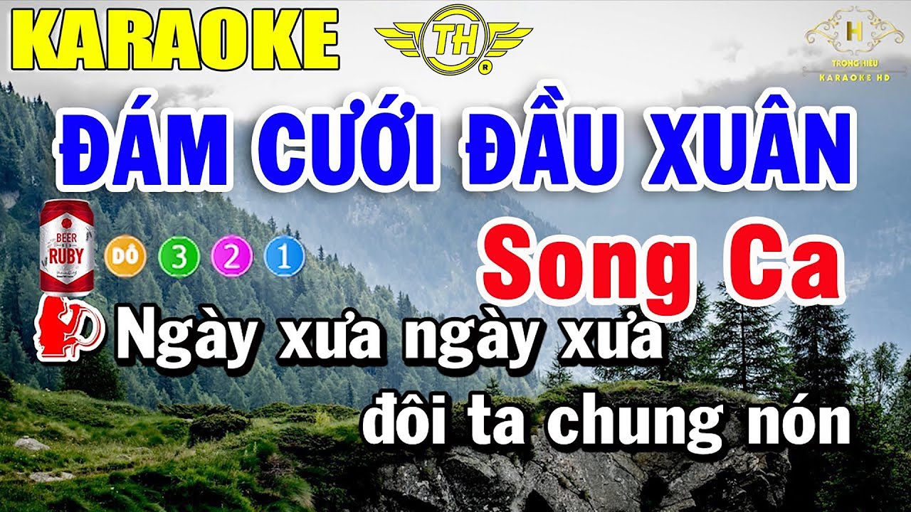Đám Cưới Đầu Xuân Karaoke Song Ca | Trọng Hiếu