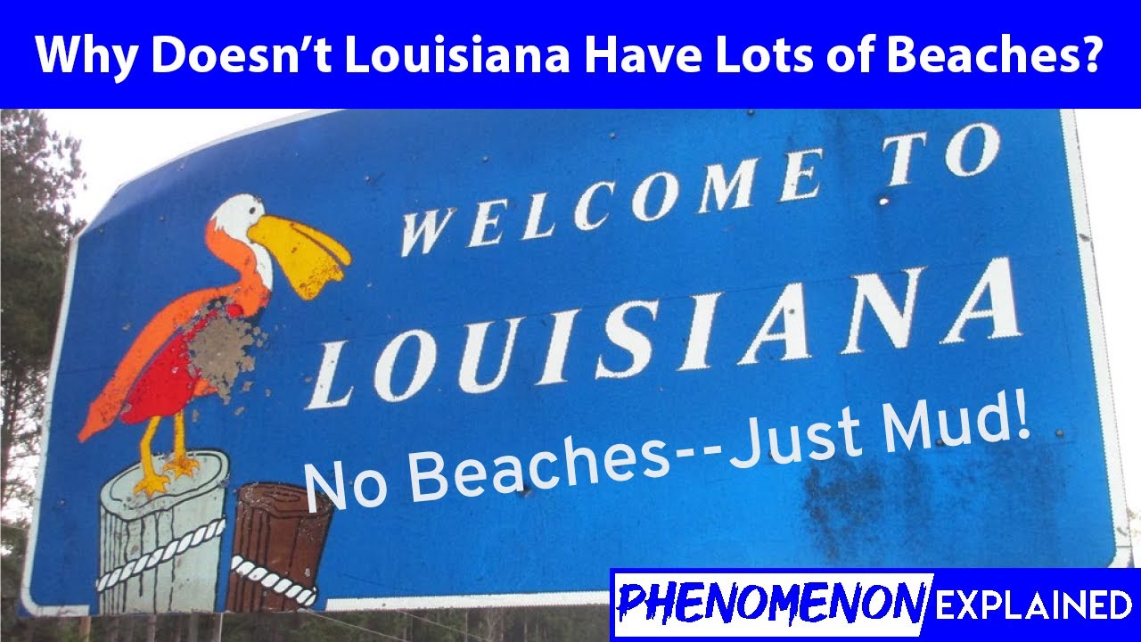 Why Doesn't Louisiana Have Lots of Beaches--Phenomenon Explained
