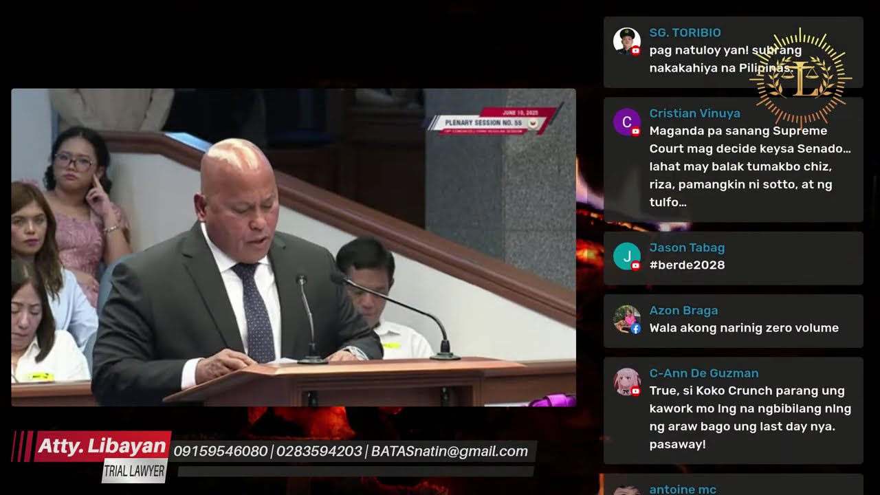 SINUSUNOG NA NI SEN  BATO DELA ROSA ANG IMPEACHMENT NI VP SARA DUTERTE