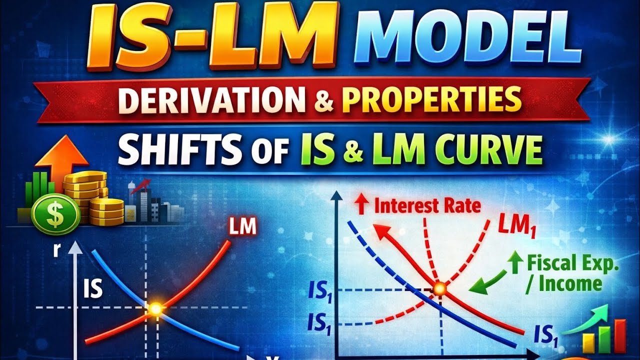 IS-LM Model Complete Explanation | Derivation, Properties & Shifts | Macro Economics