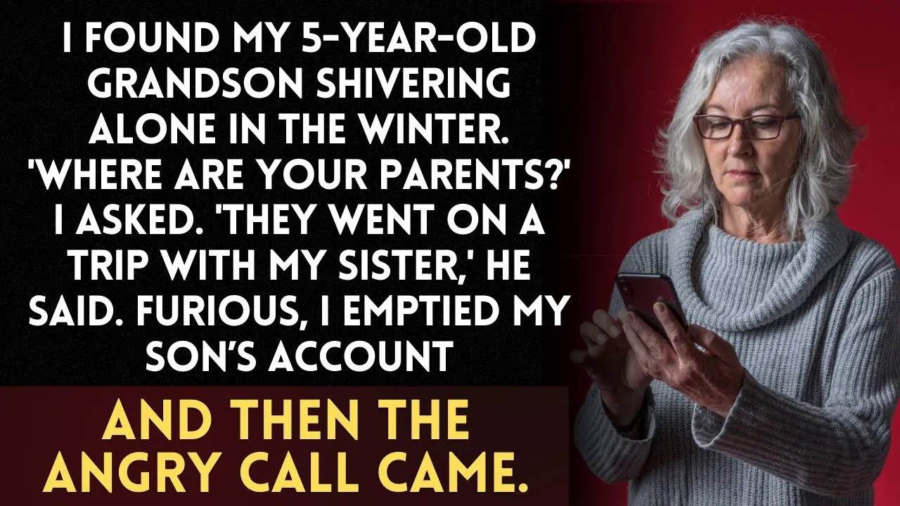 I Found My Grandson Alone in Winter While His Parents Vacationed, So I Drained My Son's Account