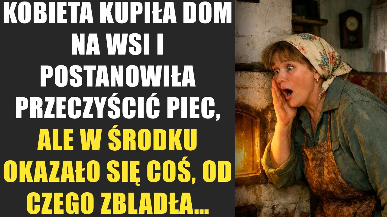 Kobieta kupiła dom na wsi i postanowiła przeczyścić piec, ale w środku okazało się coś, od czego...
