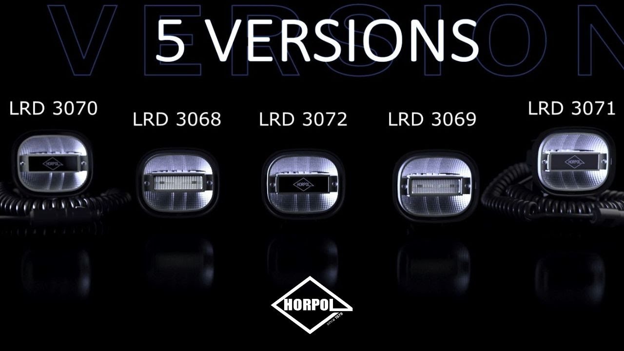 LED Work Lamps HOR 142 | with Strobe Light | with Holder | with Magnes | HORPOL