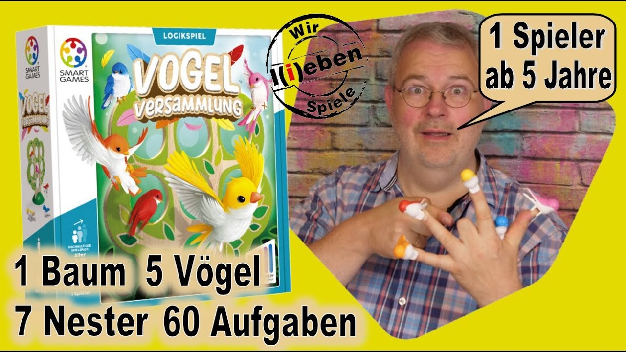 Vogel Versammlung - ein Familien-Logikspiel