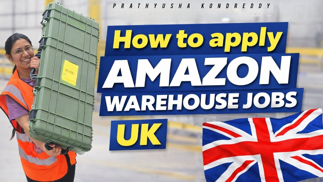How to Apply Amazon Warehouse Jobs in UK 🇬🇧 | Full Guide (Telugu)