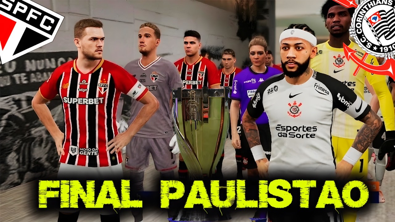 FINAL PAULISTÃO! CORINTHIANS X SÃO PAULO! ROGER GUEDES ? PES 2026 - GOGOSZ PATCH! MASTER LEAGUE EP24