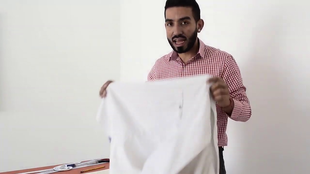 Como sacar el patrón de una camisa comprada