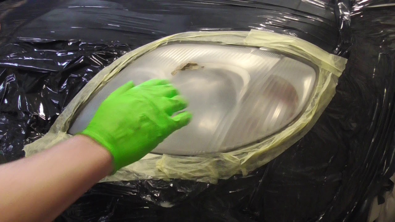 Naprawa starych reflektorów pożółkłe lampy NA LATA