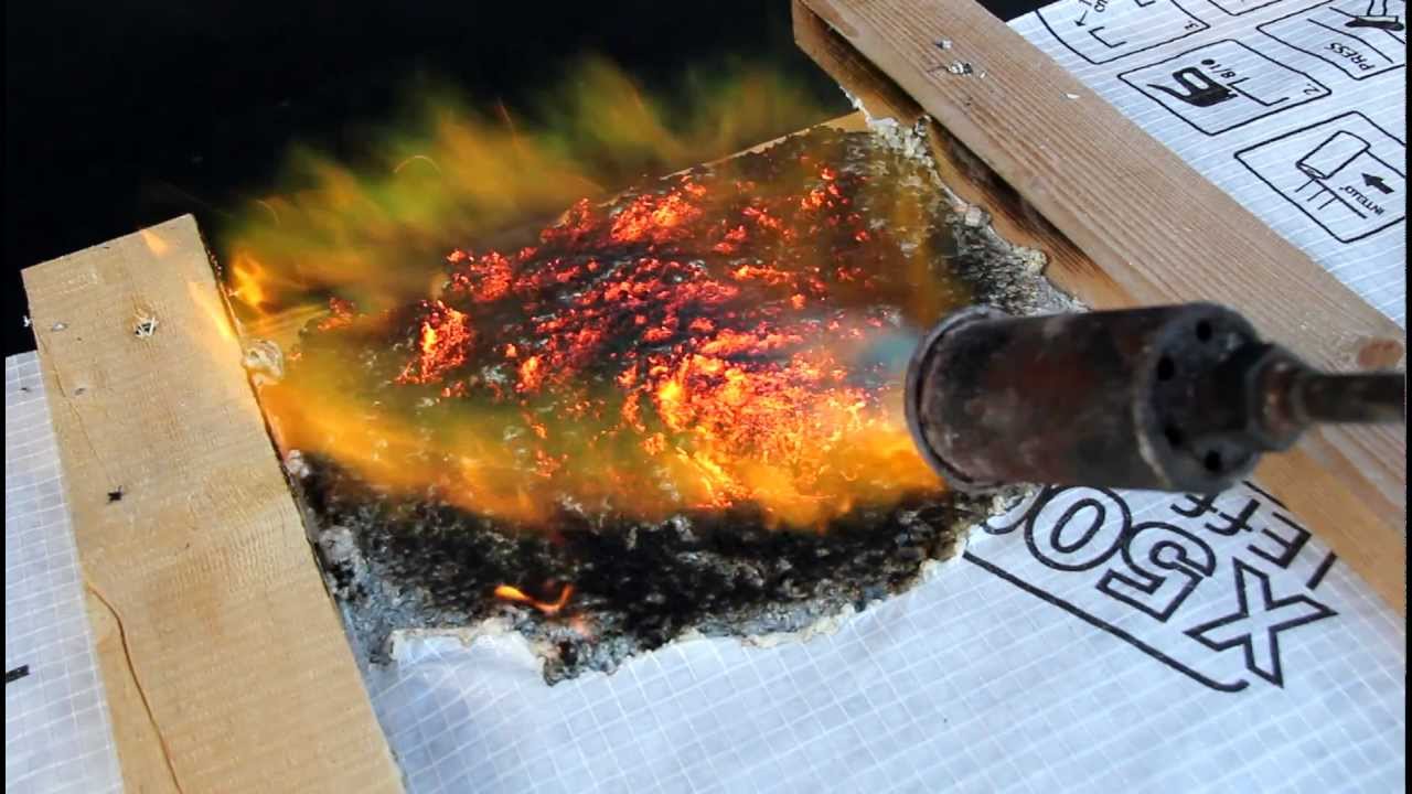 flocservice Zellulosed&auml;mmung Brandtest
