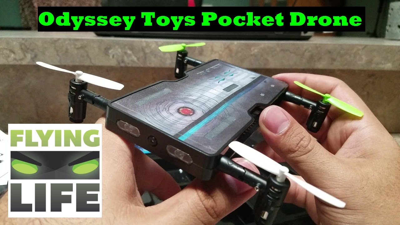 Odyssey Toys POCKET DRONE Never Leave Home without Your Drone
