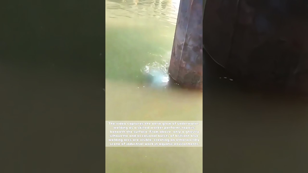 Underwater Sparks: The Mesmerizing Art of Submerged Welding!