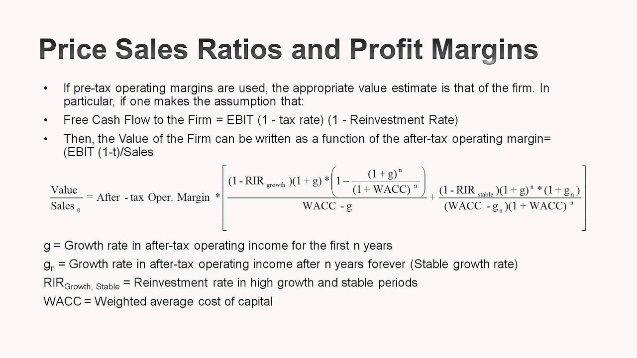 Session 18: Revenue Multiples