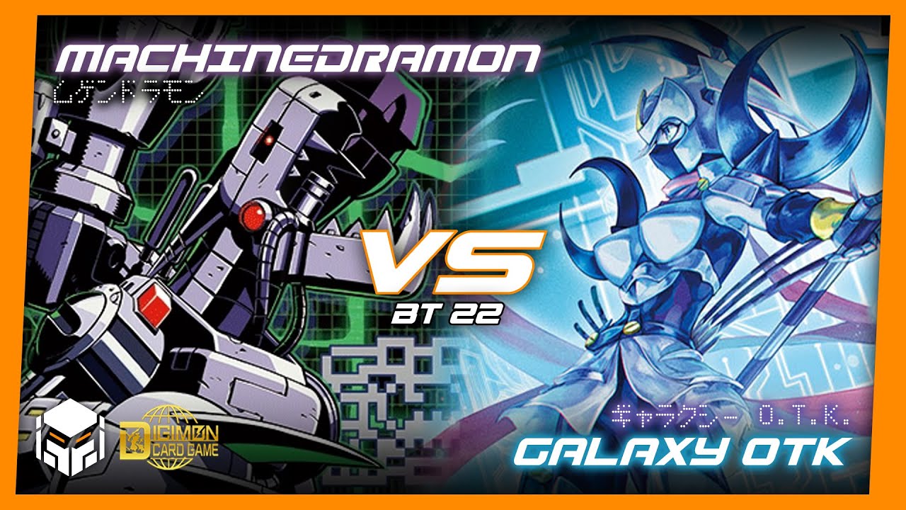 Machinedramon vs Galaxy OTK [Digimon Card Game & TCG BT22]