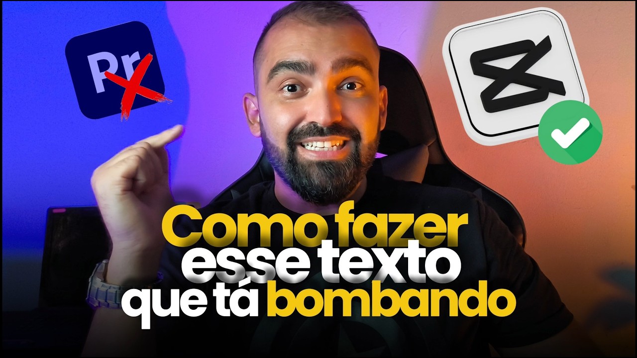 Como fazer LEGENDA DIN&Acirc;MICA ESTILO 3D usando Capcut Celular ( Passo a Passo )