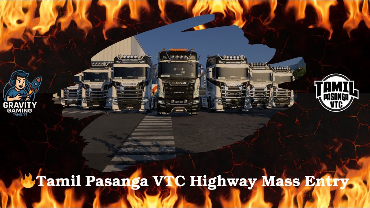🔴 LIVE |🔥Tamil Pasanga VTC Highway Mass Entry 🚛 | ETS2 | ETS2 Multiplayer