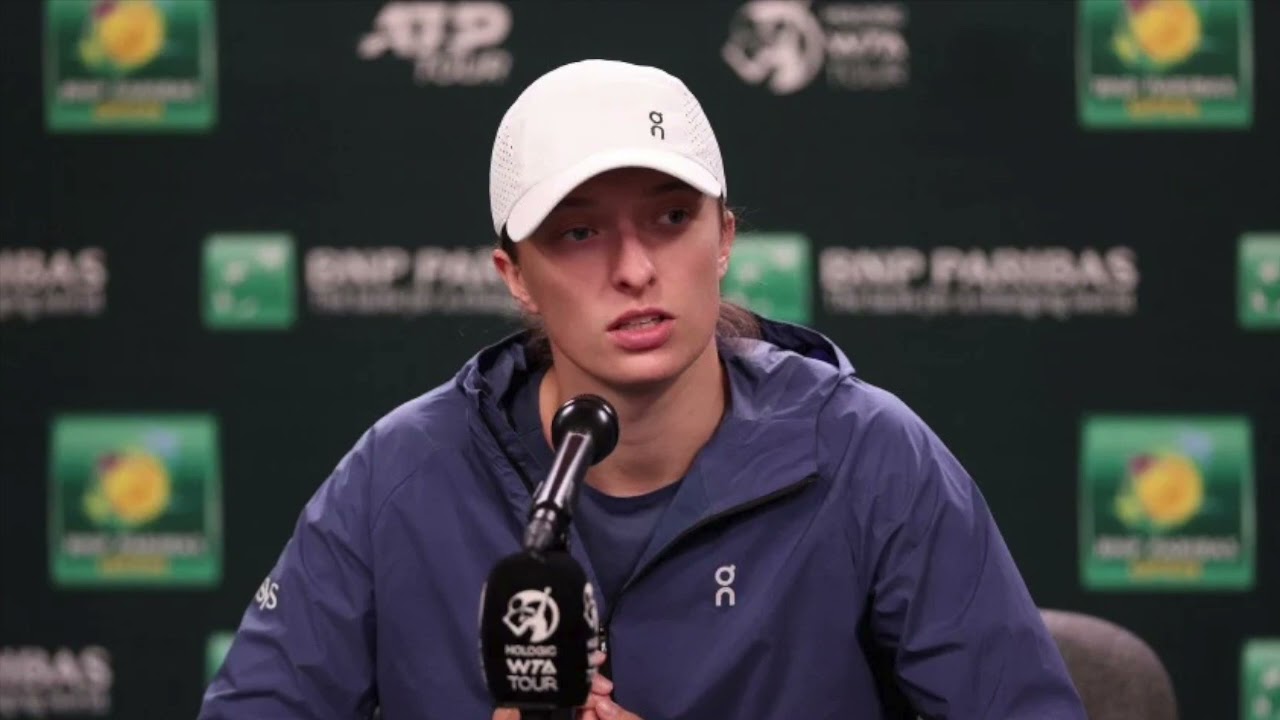Iga Swiatek Indian Wells Press Conference after Linda Noskova win: I learned from Australian Open