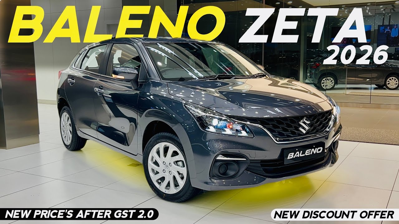 Maruti Suzuki Baleno Zeta 2026 New Updated Model GST Price On Road Features Mileage 