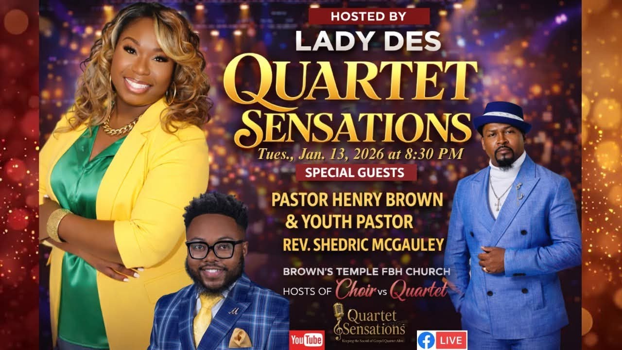 QUARTET SENSATIONS with Host Lady Des featuring. CHOIR vs. QUARTET