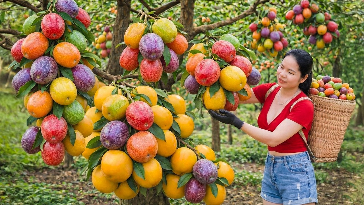 Harvesting 1000+kg VIBRANT Colorful Silverberries Goes To Market Sell, Silverberry Pickle Recipe