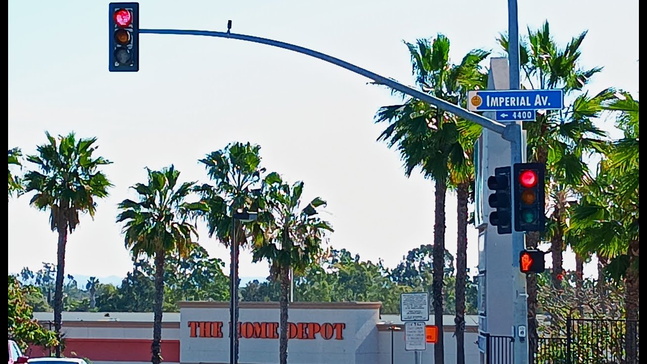 New LED Green Lights In San Diego (Imperial Ave & Redworks Drwy)