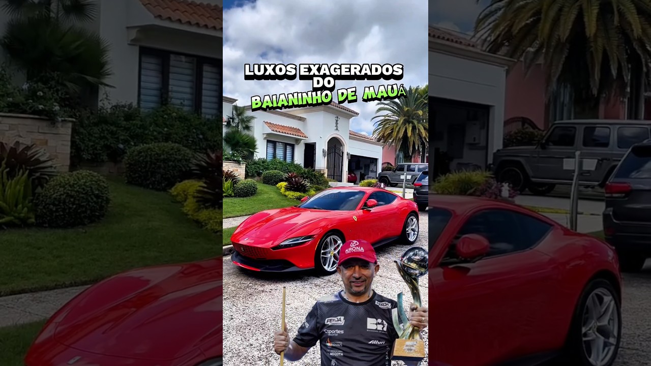 LUXOS EXAGERADOS DO BAIANINHO DE MAU&Aacute; #baianinhodemau&aacute; #baianinhodemaua #sinuca