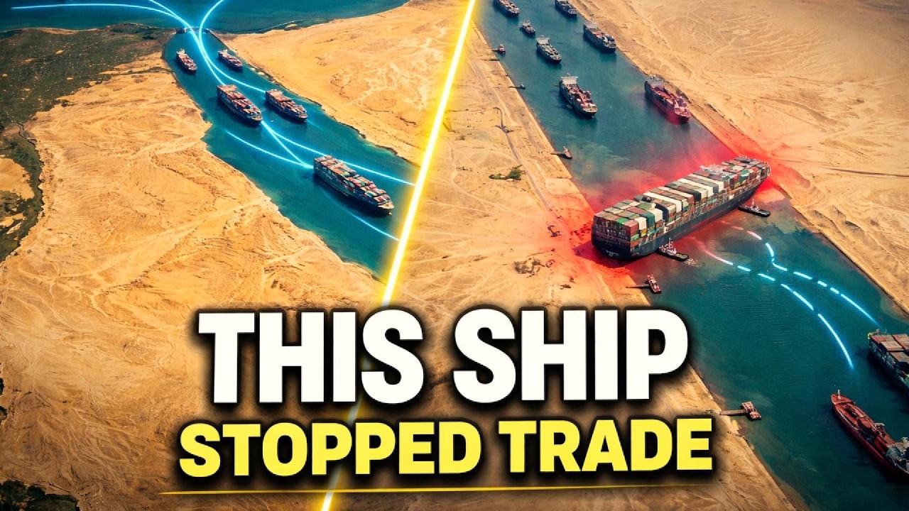How One Ship Stopped Global Trade (Suez Canal Explained)