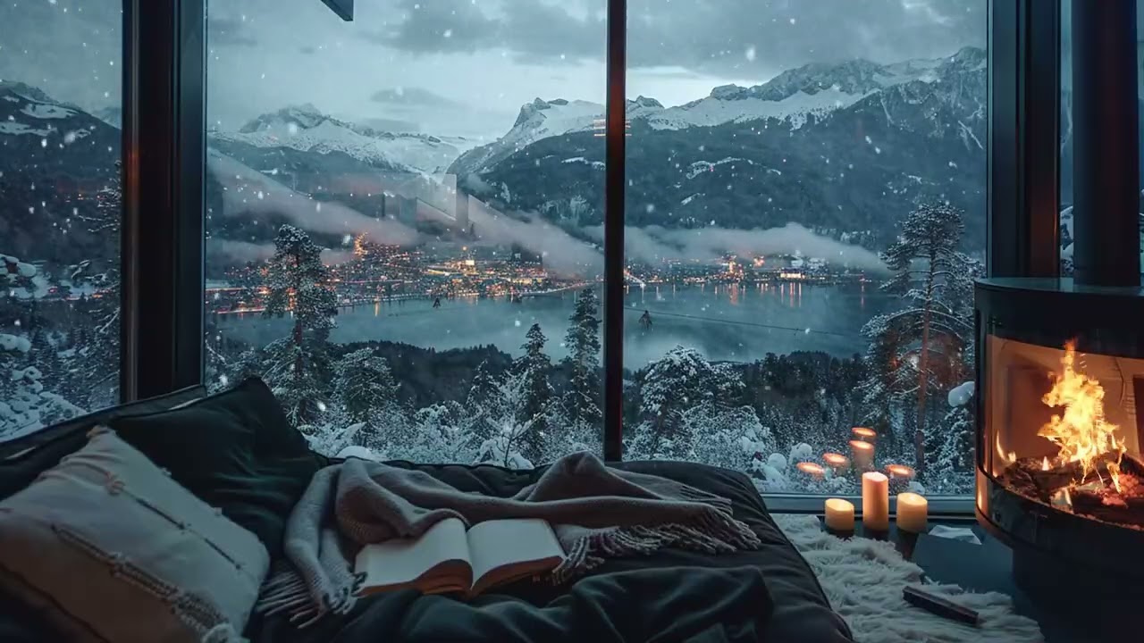 Winter Sleep ASMR with Fireplace Sounds to Soothe Emotions and Quiet the Mind