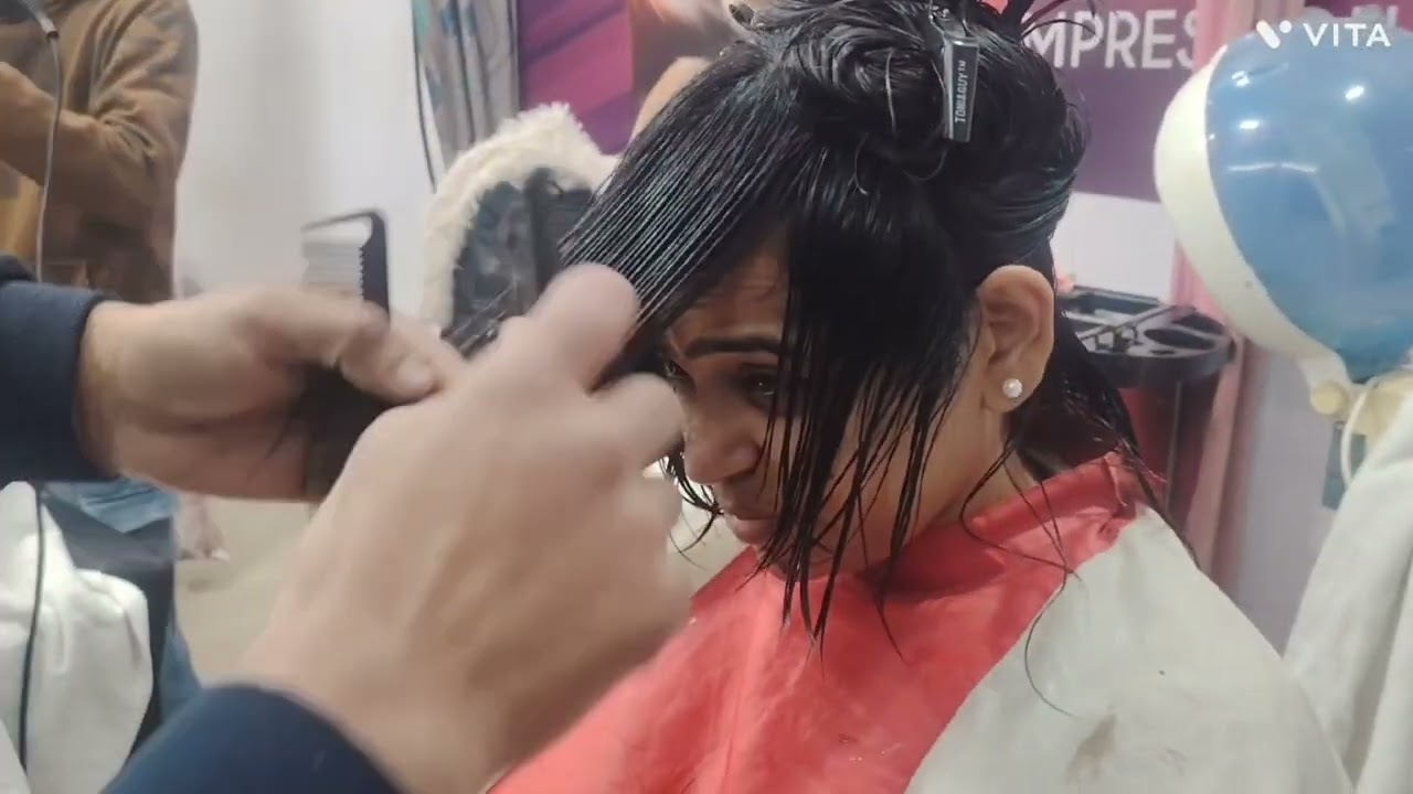 Wolf hair cut #trending #curlyqueen #hairstyle #haircut #beauty 
