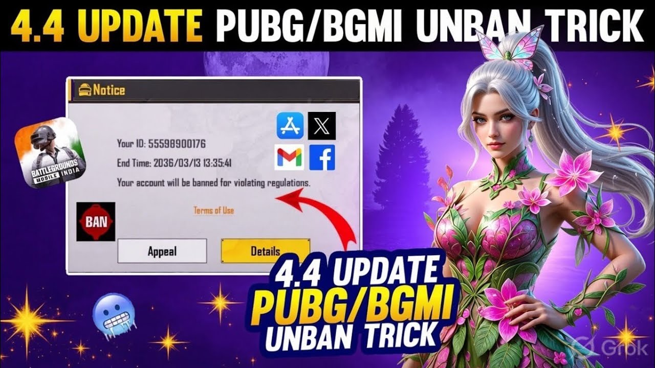 How to Unban BGMI Account | 10 Year Unban  BGMI ID | Bgmi ID Unban kaise karen | 100% Working Trick