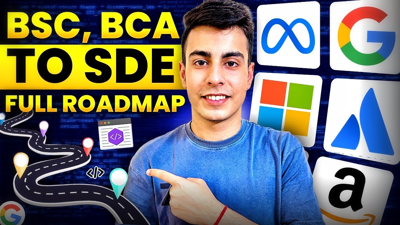 BCA / BSc to Software Engineer - Full Roadmap | How to Crack FAANG